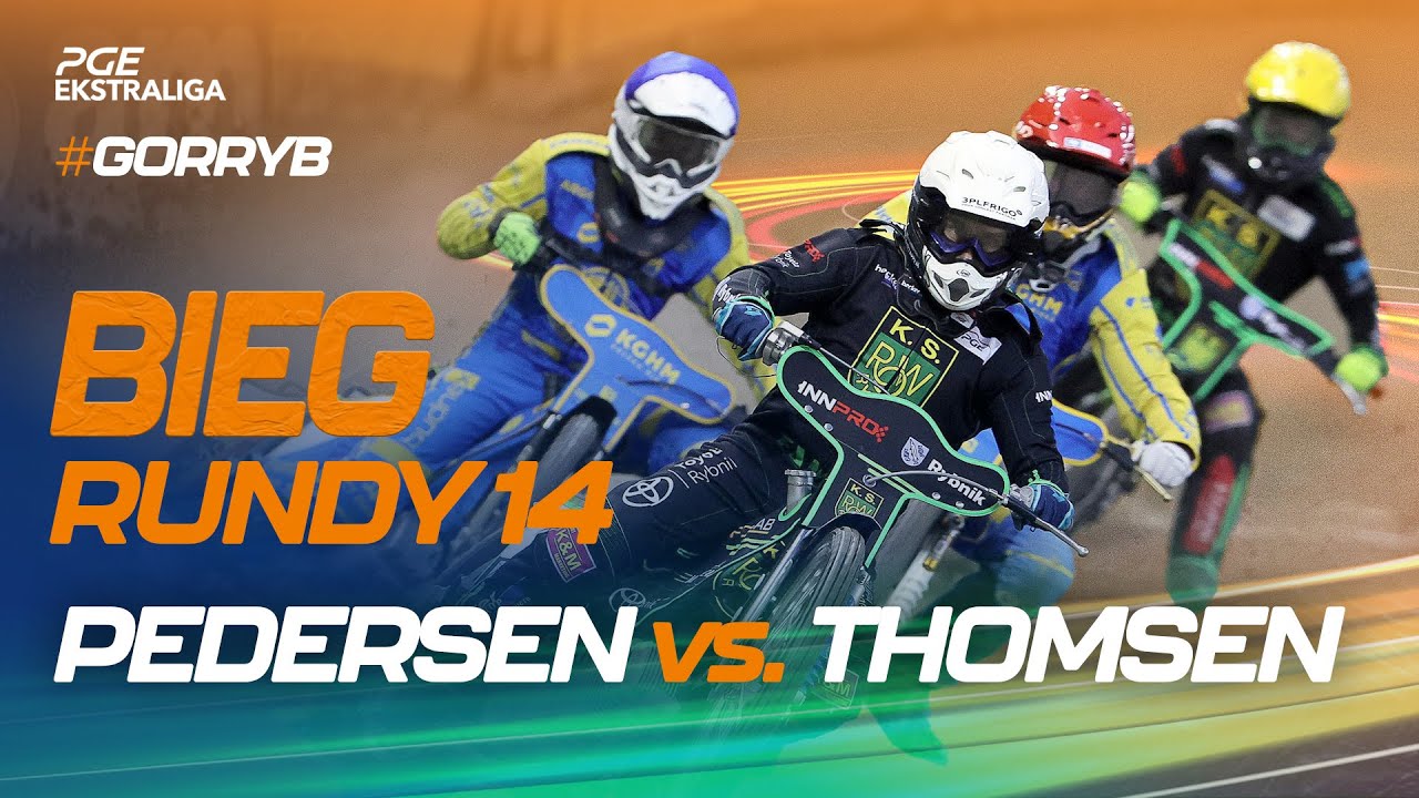 Speedway. Żużel. Mecz: Nicki Pedersen vs. Anders Thomsen (top bieg 14. rundy #GORRYB)