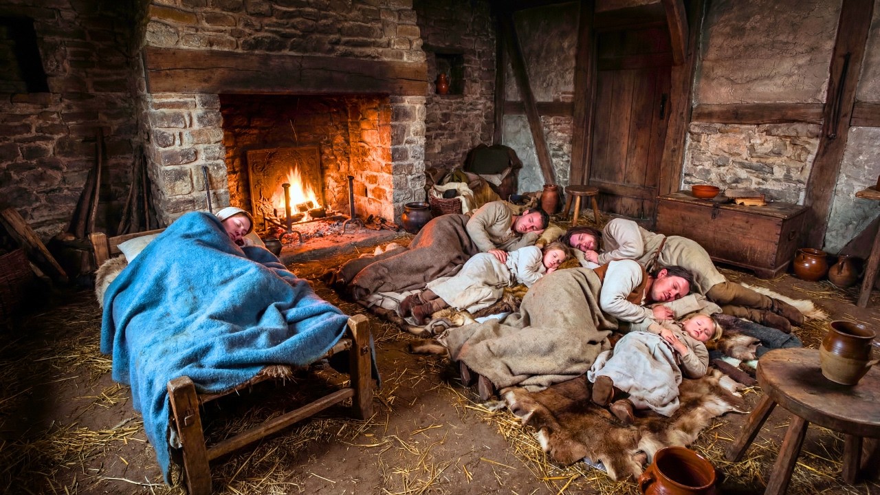 Así era Londres en el 1200: sin dormitorios, sin privacidad, familias enteras dormían en una sola...