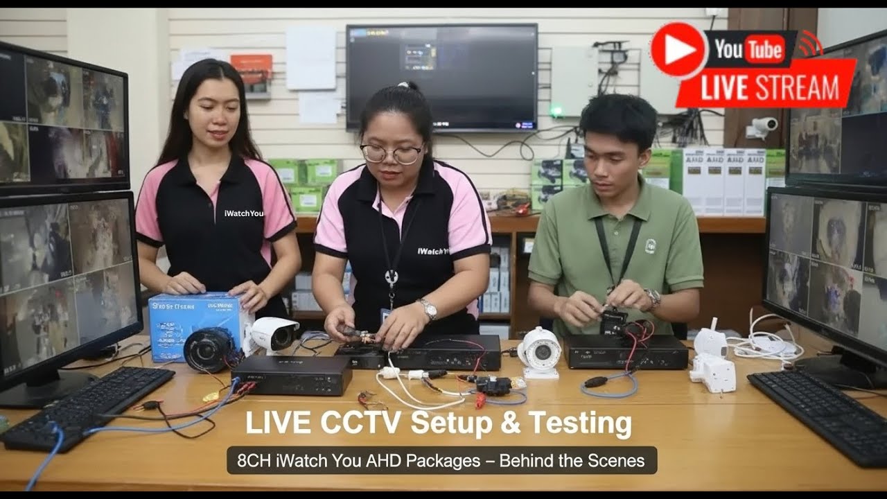 LIVE Jan 24, 2026 | Team IWY Prepares Dealer Client 4sets of iWatchYou 8CH AHD CCTV Packages
