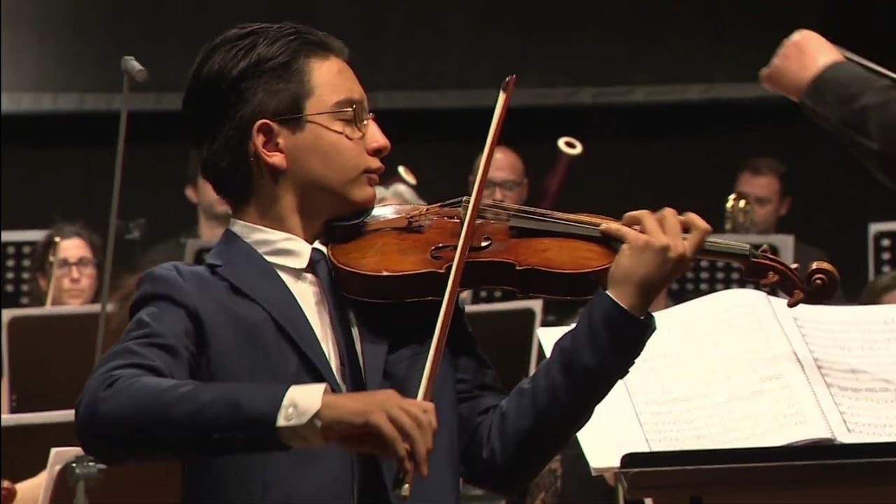 Juan Jos&eacute; Pe&ntilde;a A.(13yrs old) - Wieniawski: Violin Concerto N&deg;2, D minor op22 (1st Mov)