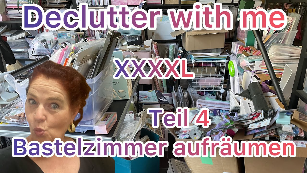 Declutter with me ❤️ Bastelzimmer aufräumen XXXXXL 🤩 alte Action Schätze 😳😳😳 Teil 4