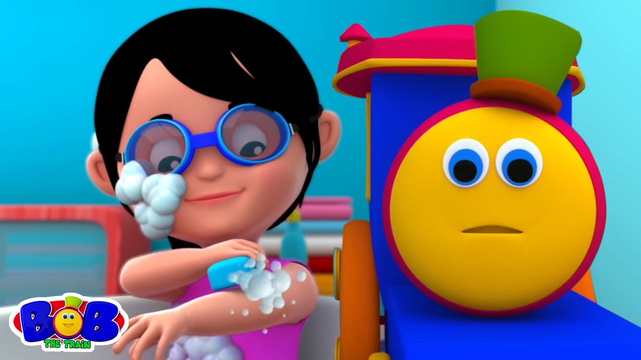 Canzone del bagno | Filastrocche in italiano | Musica per bambini | Bob The Train | Cartoni animati