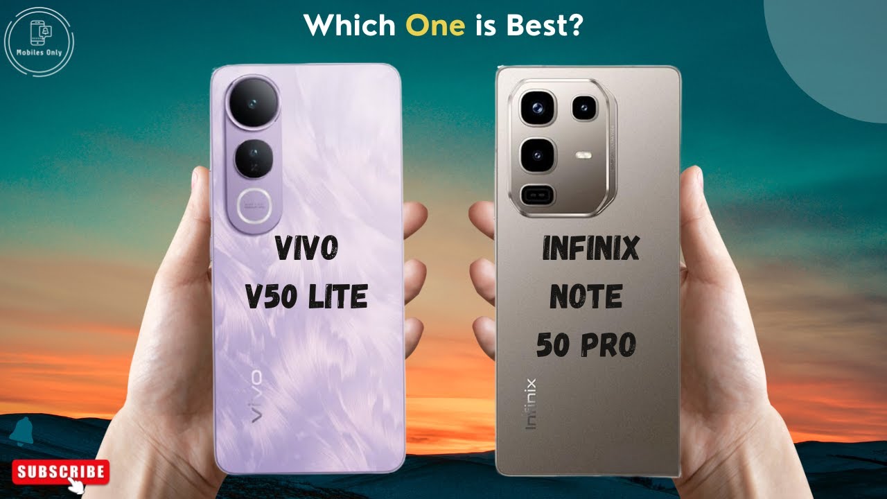 VIVO V50 Lite Vs Infinix Note 50 Pro
