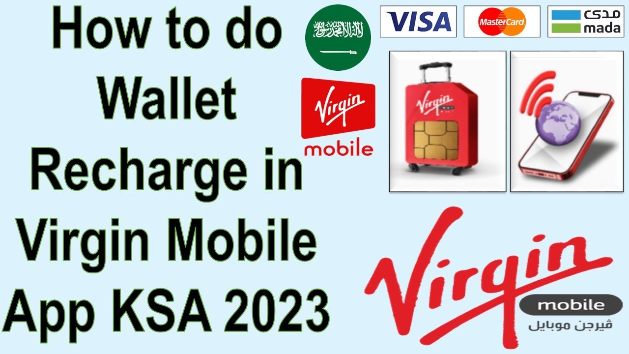 How to do Wallet Mobile recharge in Virgin Mobile application 2023 in Saudi Arabia II Ji Tube