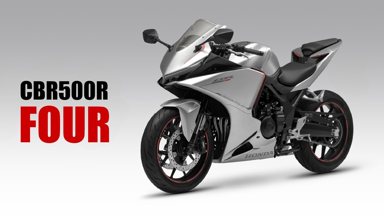 Официальное видео Honda CBR500R Four 2026 года.