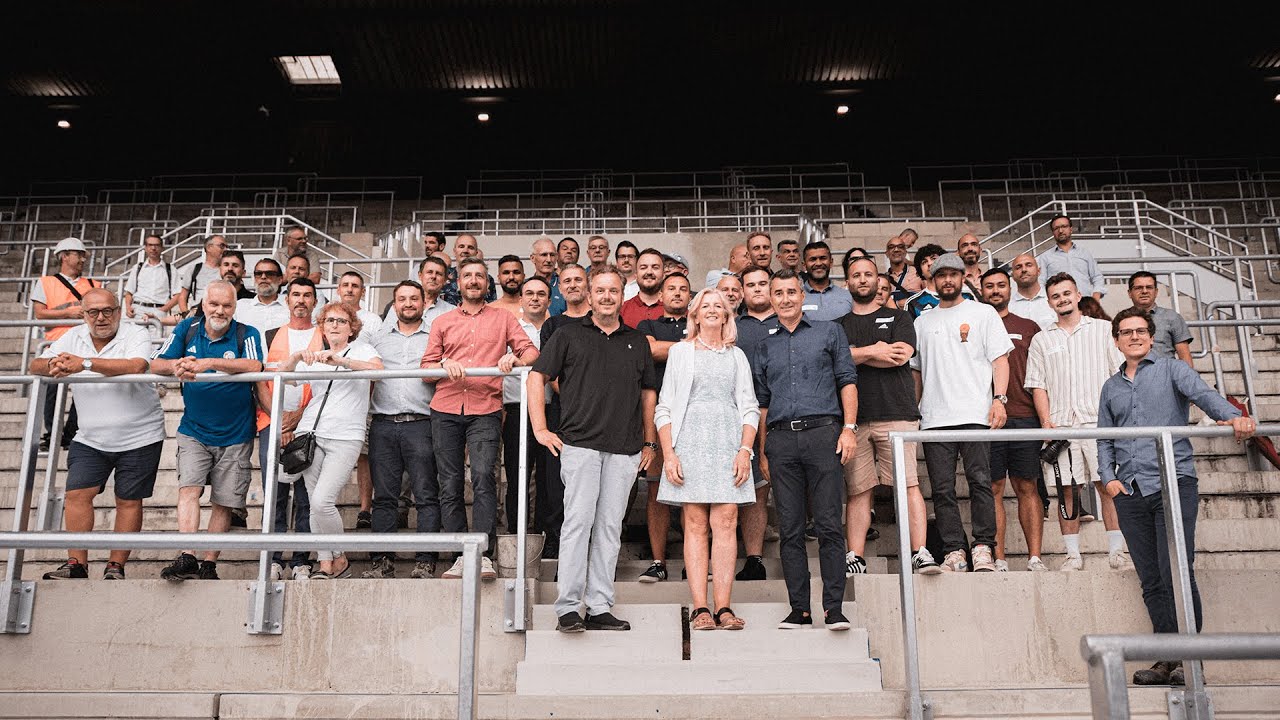 Une visite de stade en avant-première