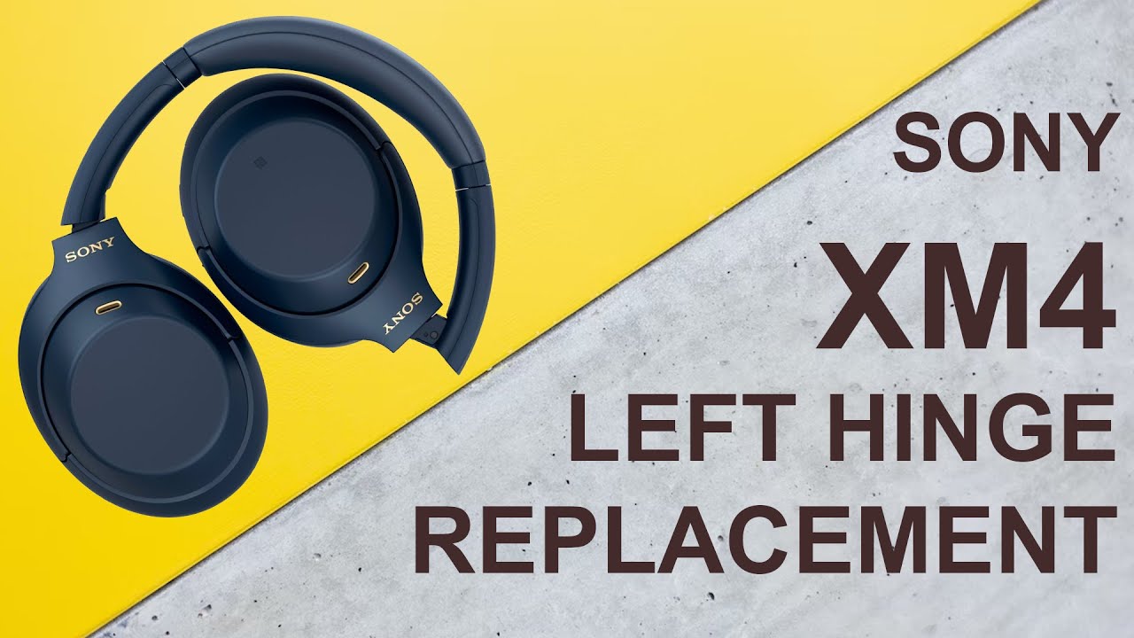 Как заменить левый шарнир на наушниках Sony WH-1000XM4 | Пошаговое руководство по ремонту