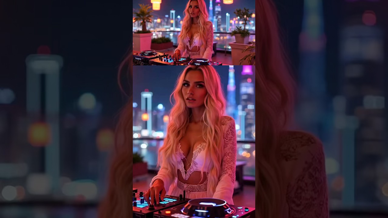 EDM Dubai Disco Night/A Stunning Rooftop Experience / Lights, Beats and the City that Never Sleeps