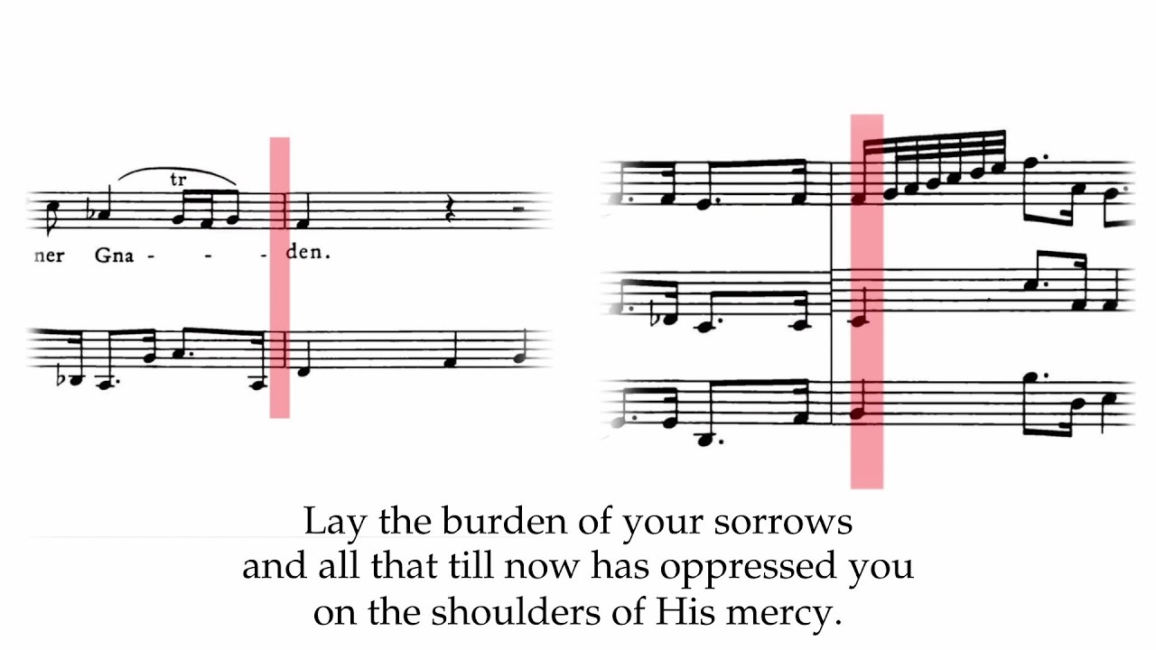 BWV 155 Mein Gott, wie lang, ach lange ( scrolling score )