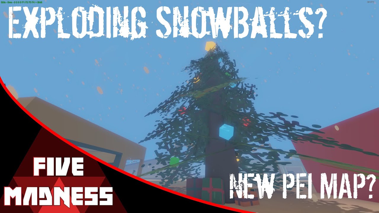 Unturned 3.13.9.1 -  Christmas Update: EXPLOSIVE SNOWBALLS!!!!