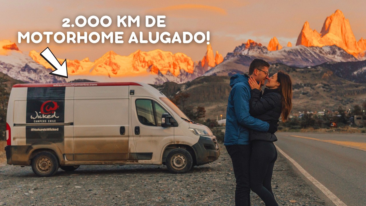 Patagônia em 8 dias de motorhome alugado: Chile + Argentina | Roteiro completo!