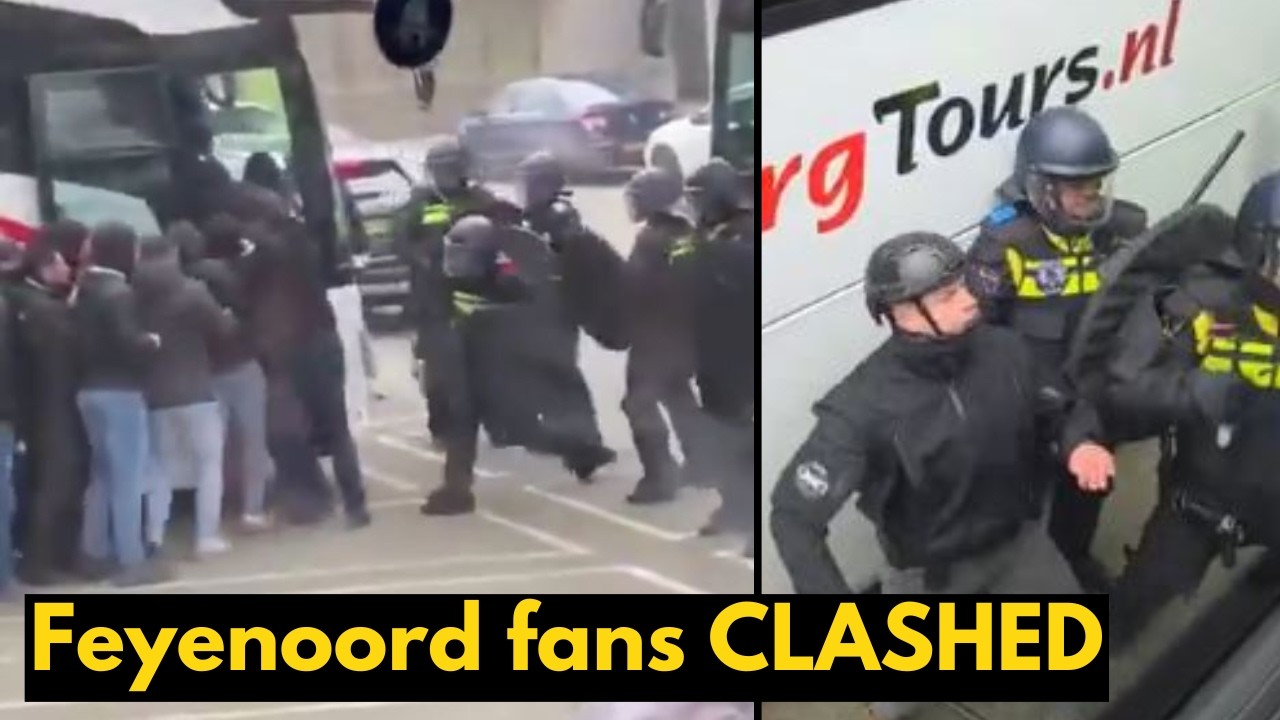 Фанаты &laquo;Фейеноорда&raquo; НАПАЛИ! Шокирующие сцены возле стадиона Гальгенваард