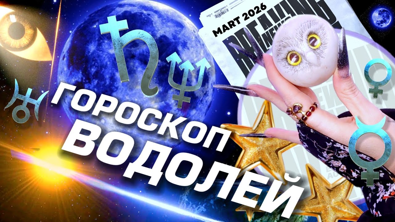 ⭐️🔭 ВОДОЛЕЙ - ГОРОСКОП НА МАРТ | ГЛАВНЫЕ НОВОСТИ ИЗ КОСМОСА | СИЛА ПЕРЕМЕН | НЕЖНЫЙ АСТРОЛОГ