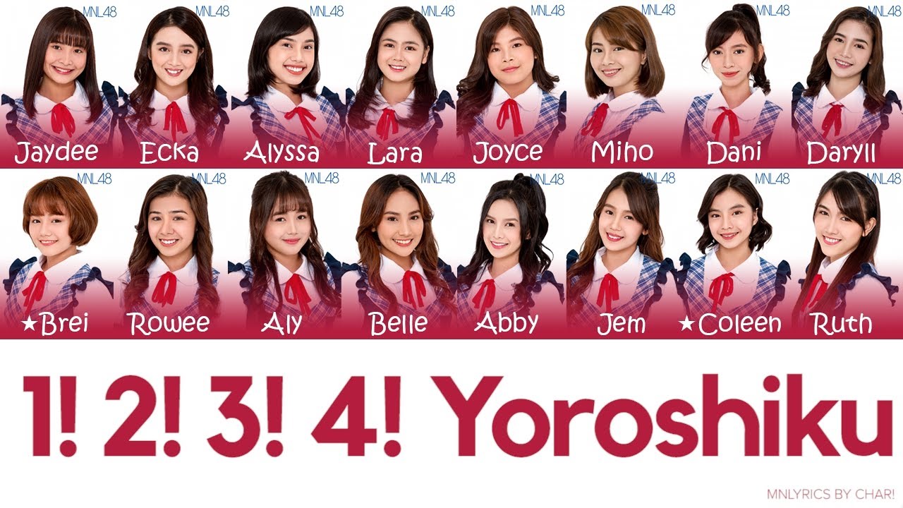 「1! 2! 3! 4! Yoroshiku」 by MNL48 Team N4 (Filipino & English Lyrics)