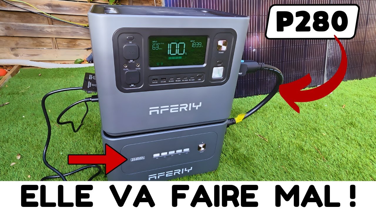 TEST Batterie Nomade 2800W AFERIY P280 ➡️ Meilleure station d’énergie portable 2026 ?