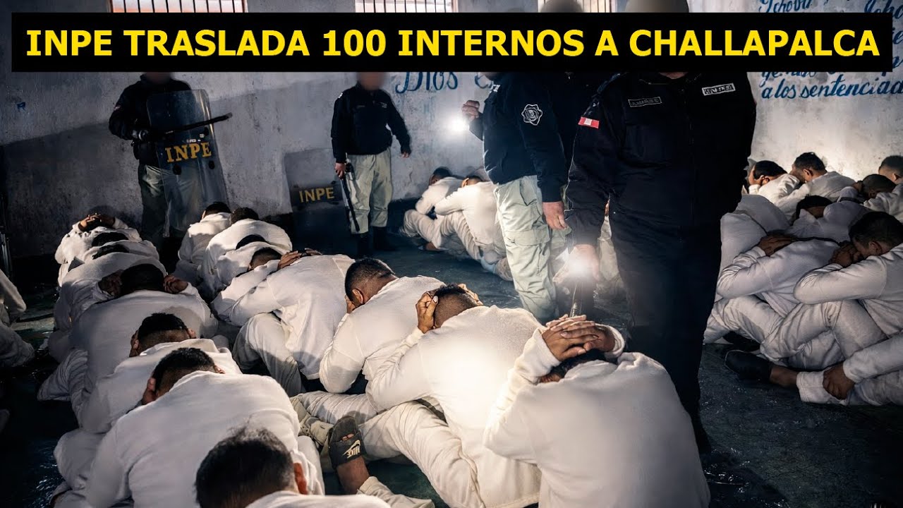 INPE traslada 100 internos al penal de Challapalca
