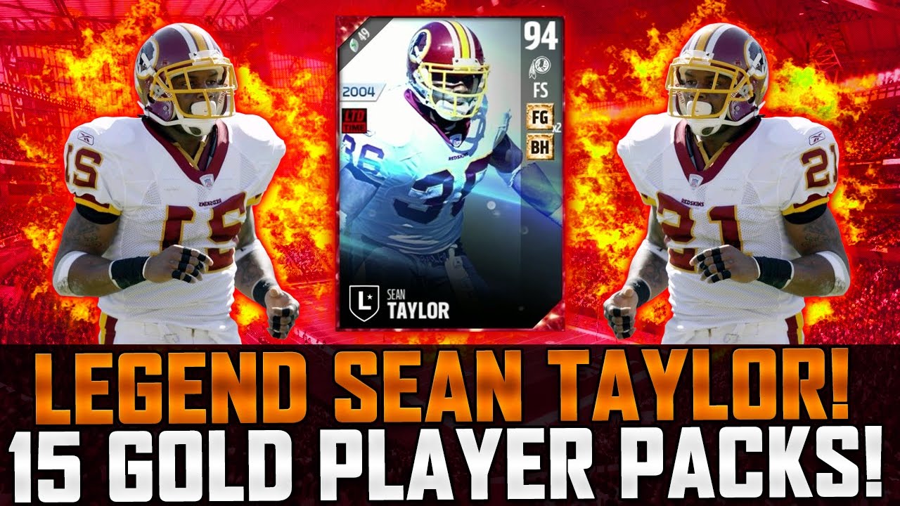 PULLING FOR LEGENDARY SEAN TAYLOR! 15 GOLD PLAYER PACKS! ARE THEY STILL OP? | MUT 17
