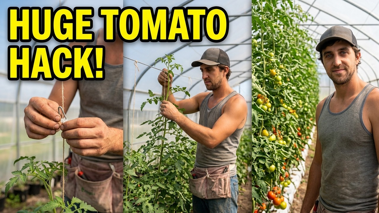 Trellis Tomatoes for Lower & Lean Greenhouse Production