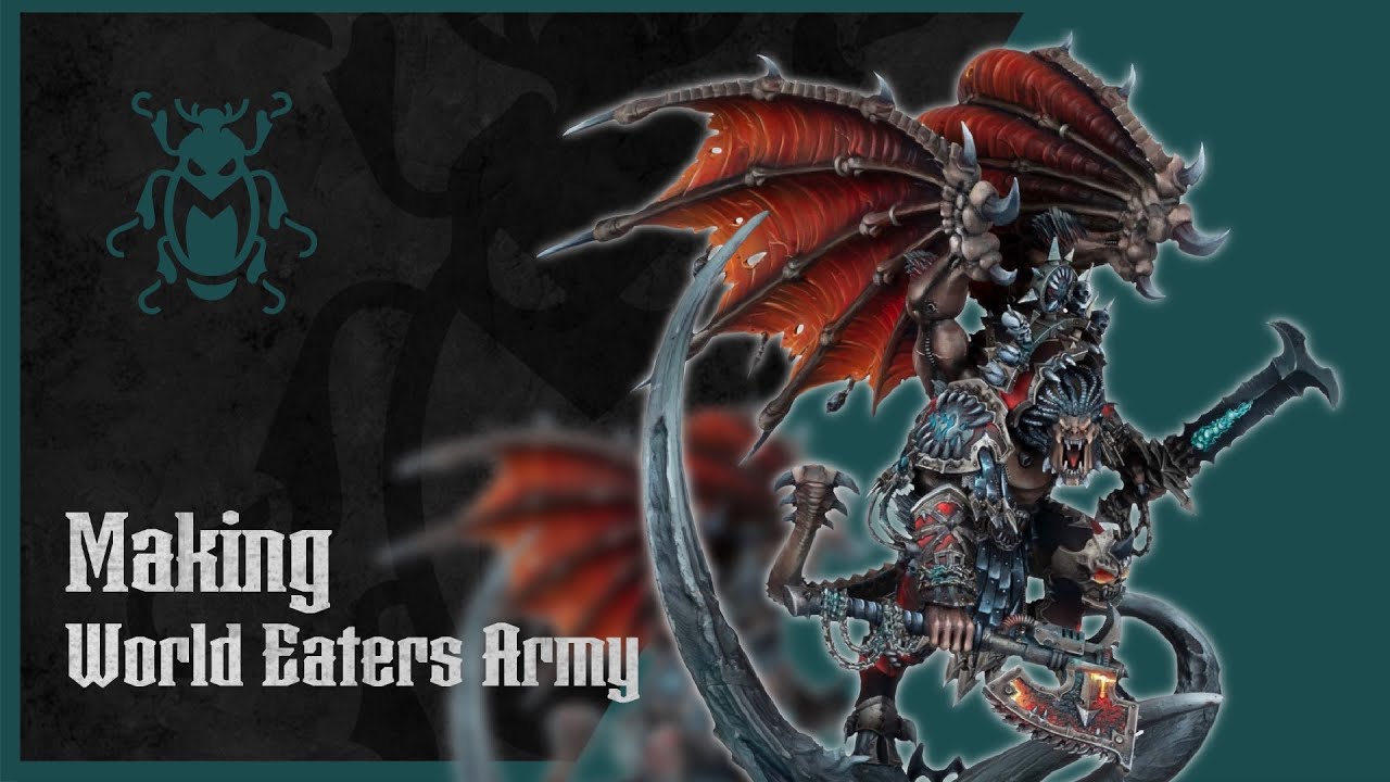 World Eaters army - done in 44 working day!