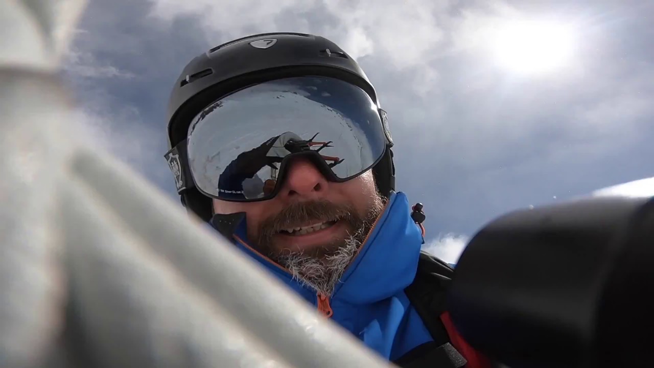 Monterosa ski - freeriding from Punta Indren (3250m) with a Staaker drone