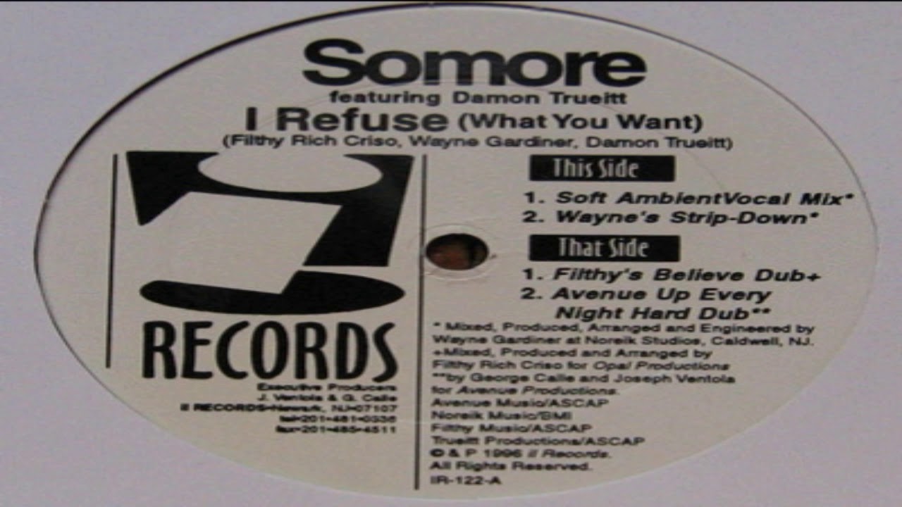 Somore feat Damon Trueitt - I Refuse (Wayne's Strip Down mix)