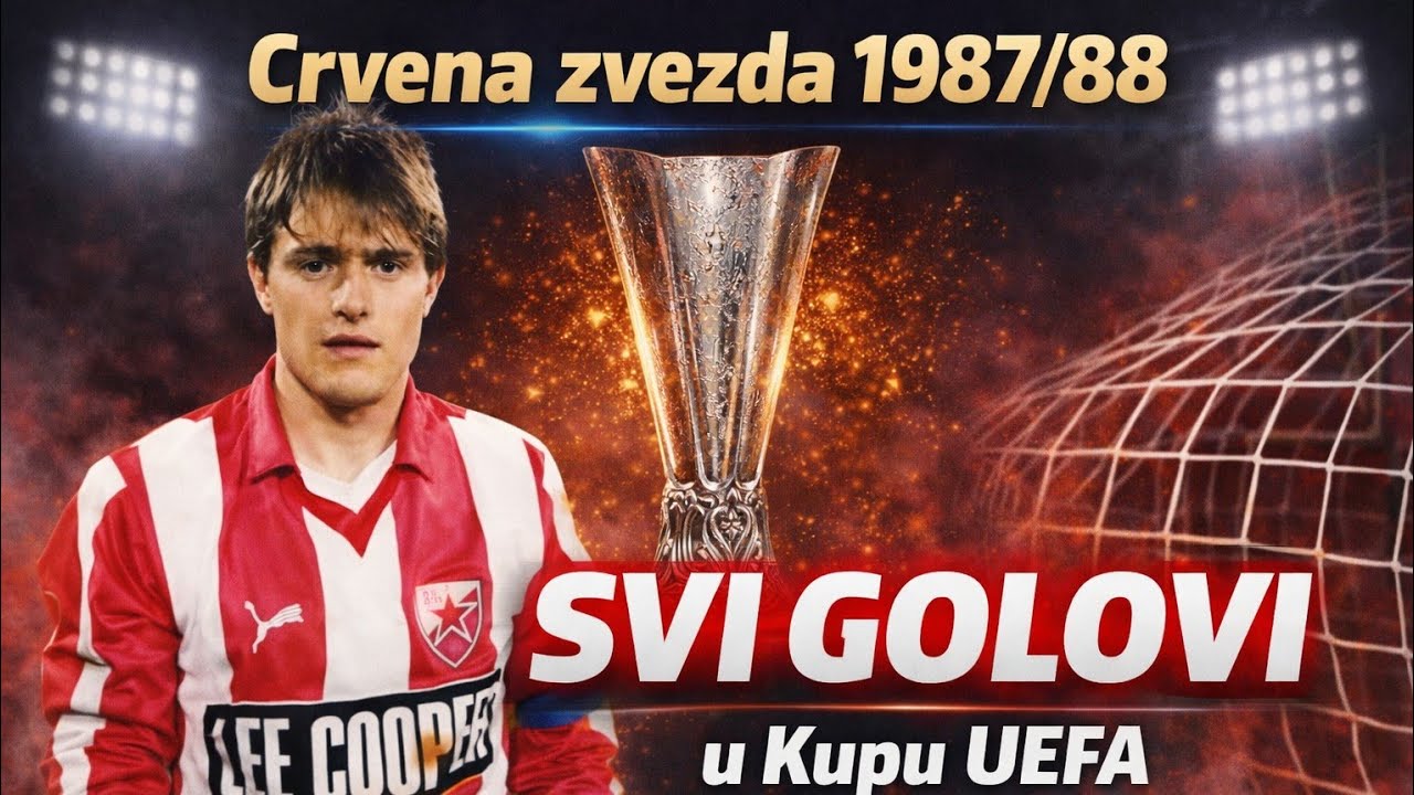Crvena zvezda 1987/88 – SVI GOLOVI u Kupu UEFA