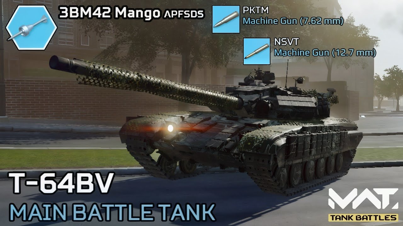 T-64BV - Russian Most Brutal Main Battle Tank 🔥 MWT: Tank Battles 