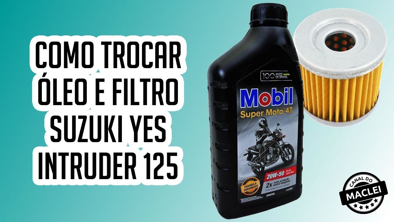 COMO TROCAR ÓLEO SUZUKI YES INTRUDER QUALQUER MOTO