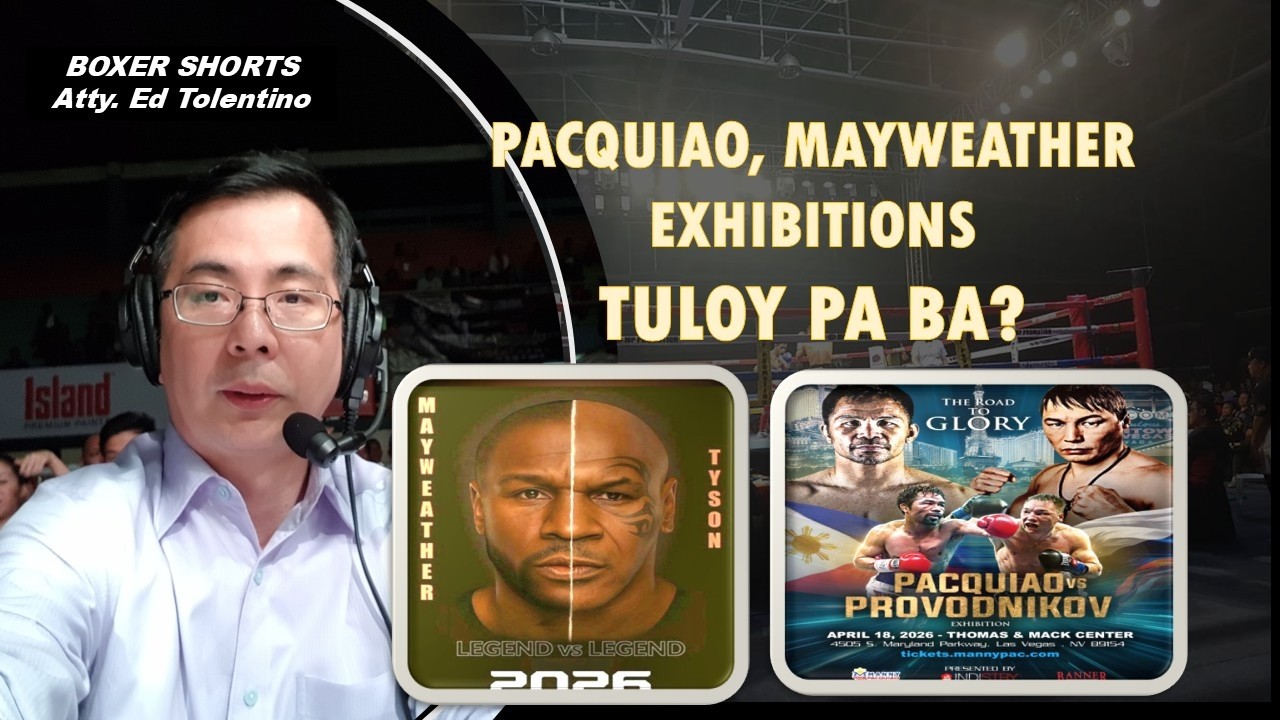 EXHIBITION FIGHTS NI PACQUIAO, MAYWEATHER: TULOY PA BA?