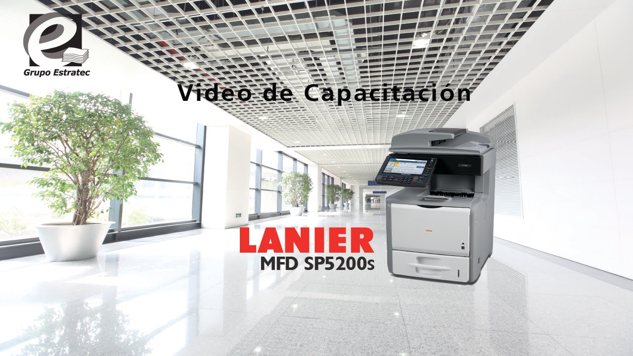 Vídeo de Capacitación SP5200S