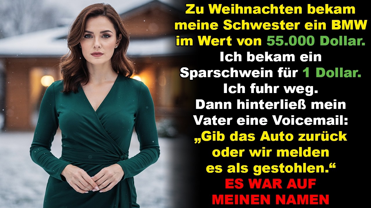 Meine Familie gab meiner Schwester einen BMW für 55.000 – ich bekam 1 Dollar und blockierte sie.