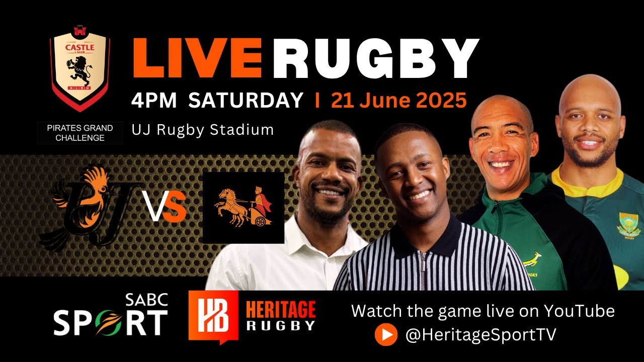 UJ vs Wanderers, 21 June 2025 (UJ Rugby Stadium. 16:00)