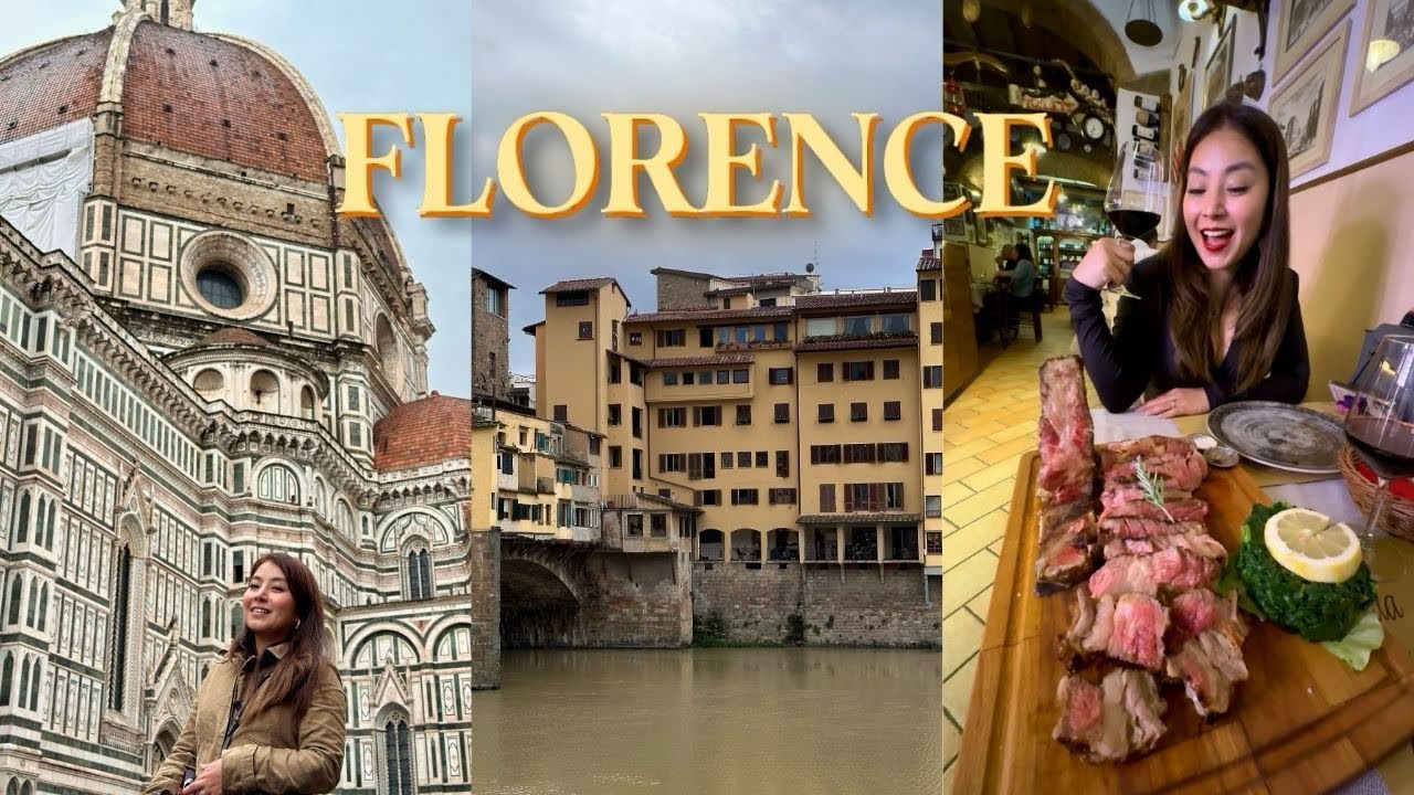 Florence, Italy 🇮🇹 What to eat, Oldest Gelateria, Florentine Steak & Mercato Centrale | Andrea DG