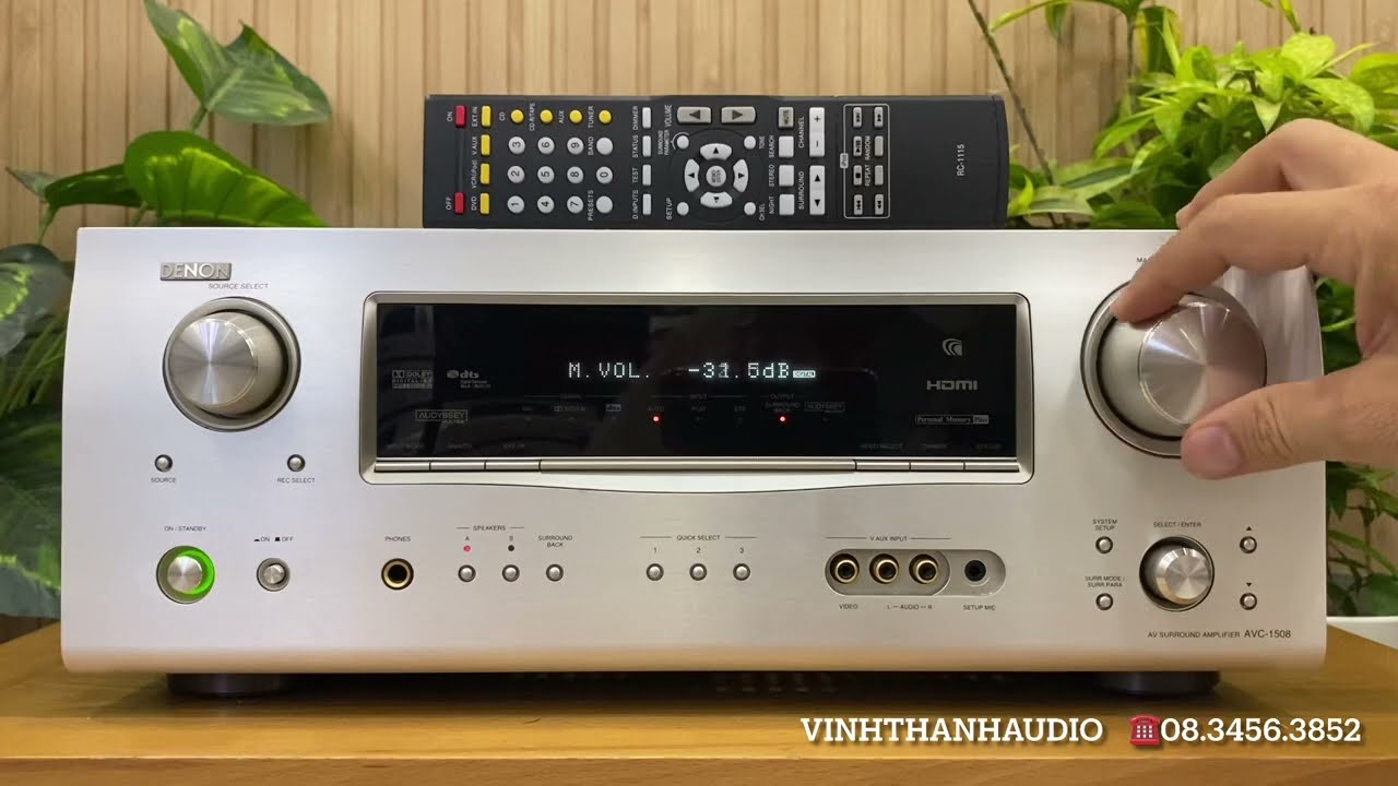 Hướng dẫn sử dụng và cài đặt Denon AVC-1508