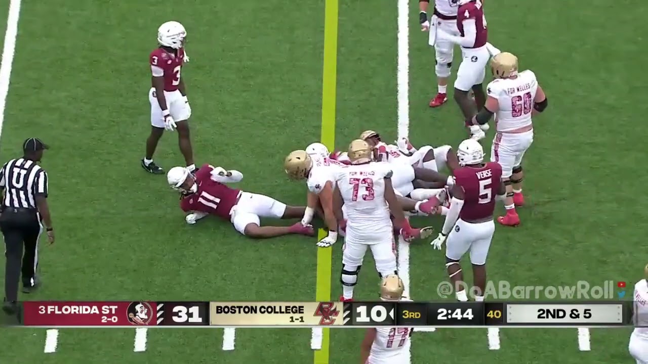 Boston College OL/Offense vs Florida State (2023)