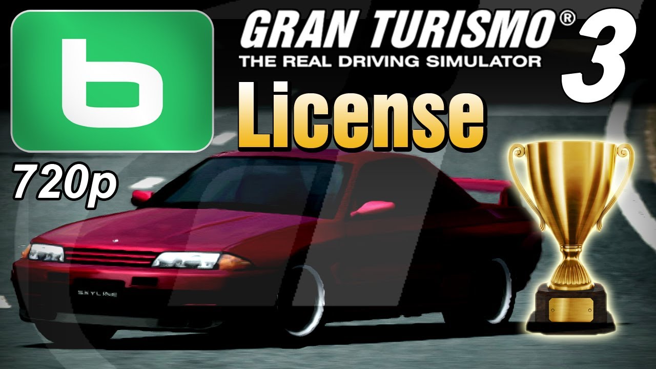 Gran Turismo 3 HD - B-License - Gold & Prize Car!