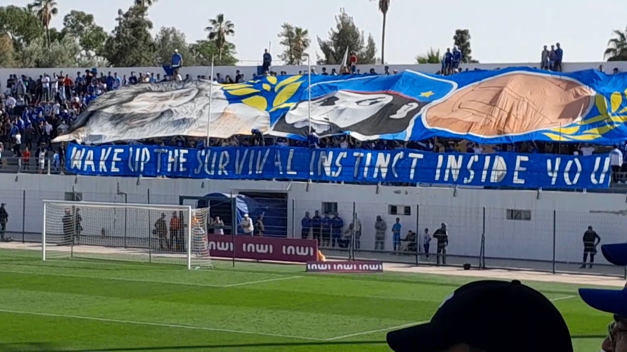 جمهور نادي سريع وادي زم يبدع في رفع تيفو ولا أروع في لقاء اليوم ضد رجاء بني ملال...