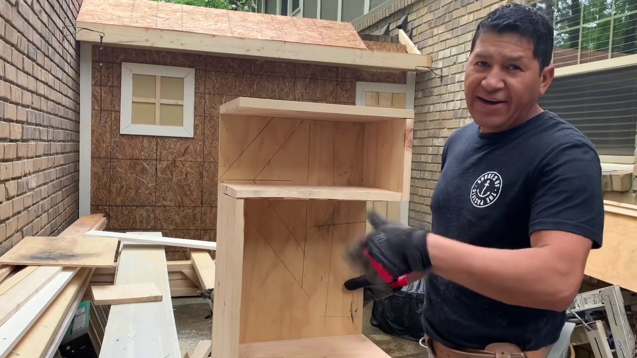 Haciendo una cabecera y unos burós para una recámara
