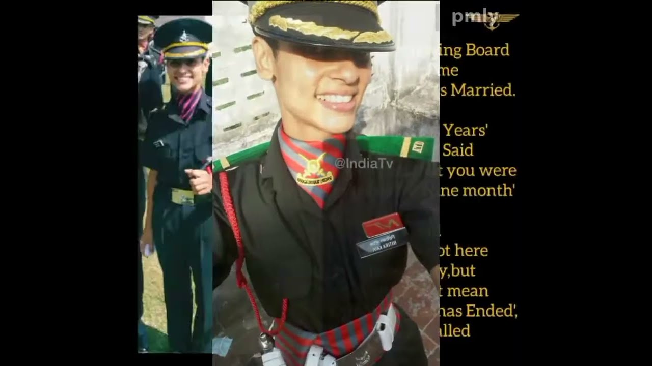 Veernari Lieutenant Nikita Kaul Dhoundiyal widow of Major Vibhuti Shankar Dhoundiyal