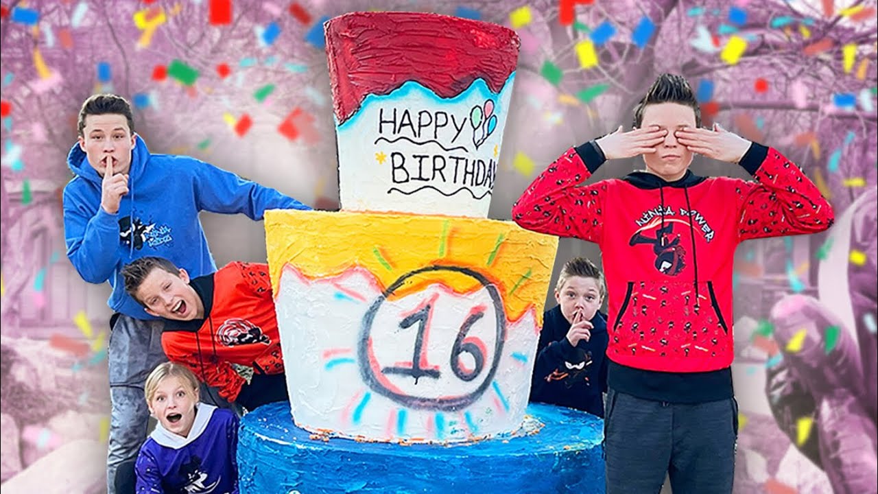 СЮРПРИЗ в честь 16-летия Эштона!