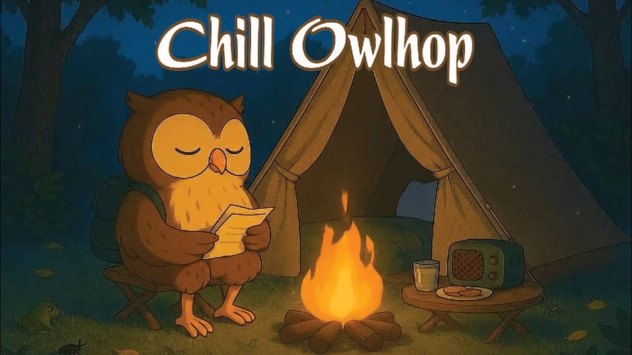 Chill Lofi Music ⛺ Relaxing & Study Music for Focus and Stress Relief | Chill Owlhop 🦉 #4