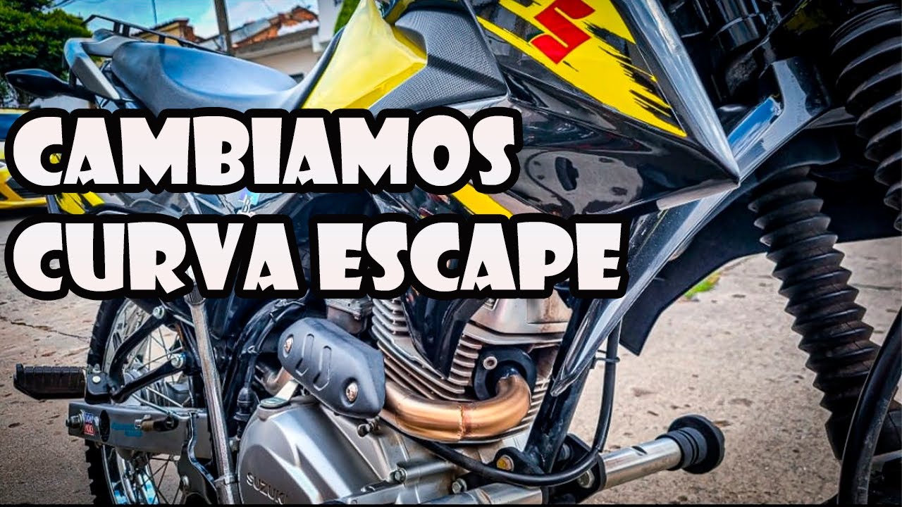 🚨Cambiamos Curva ESCAPE Suzuki DR150 Adiós Calor 😱