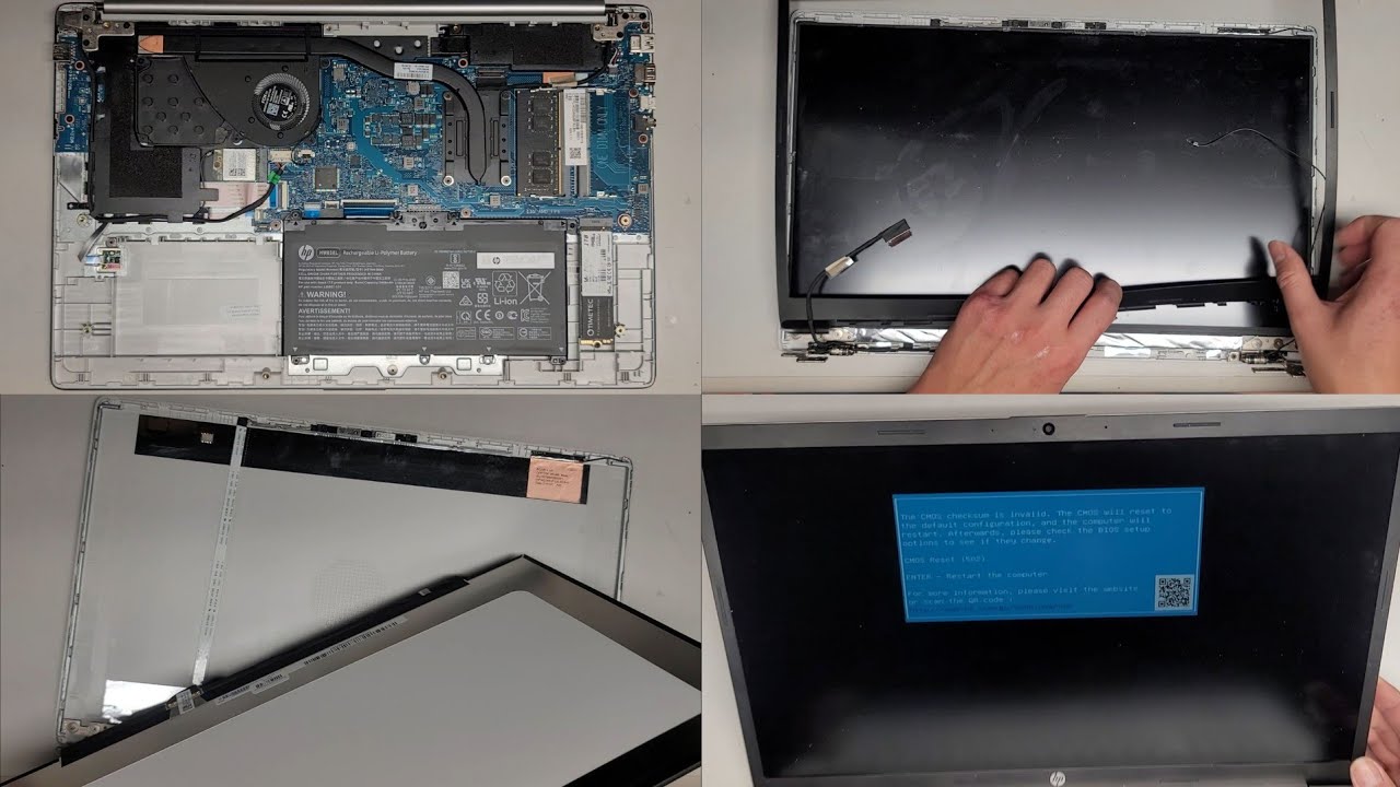 HP Laptop 17-cp0013dx Disassembly RAM SSD Hard Drive Upgrade Battery LCD Screen Replacement Repair