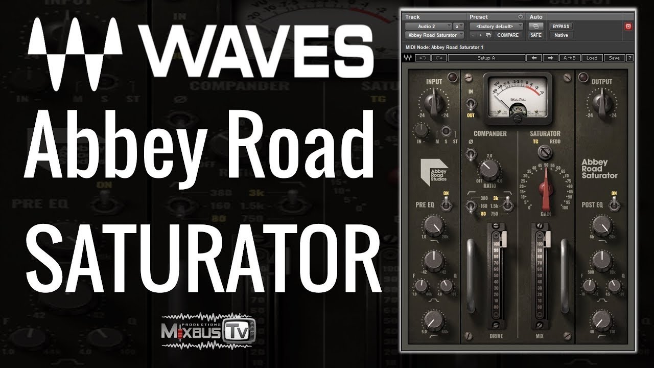 Сатуратор Waves Abbey Road — обзорная демонстрация
