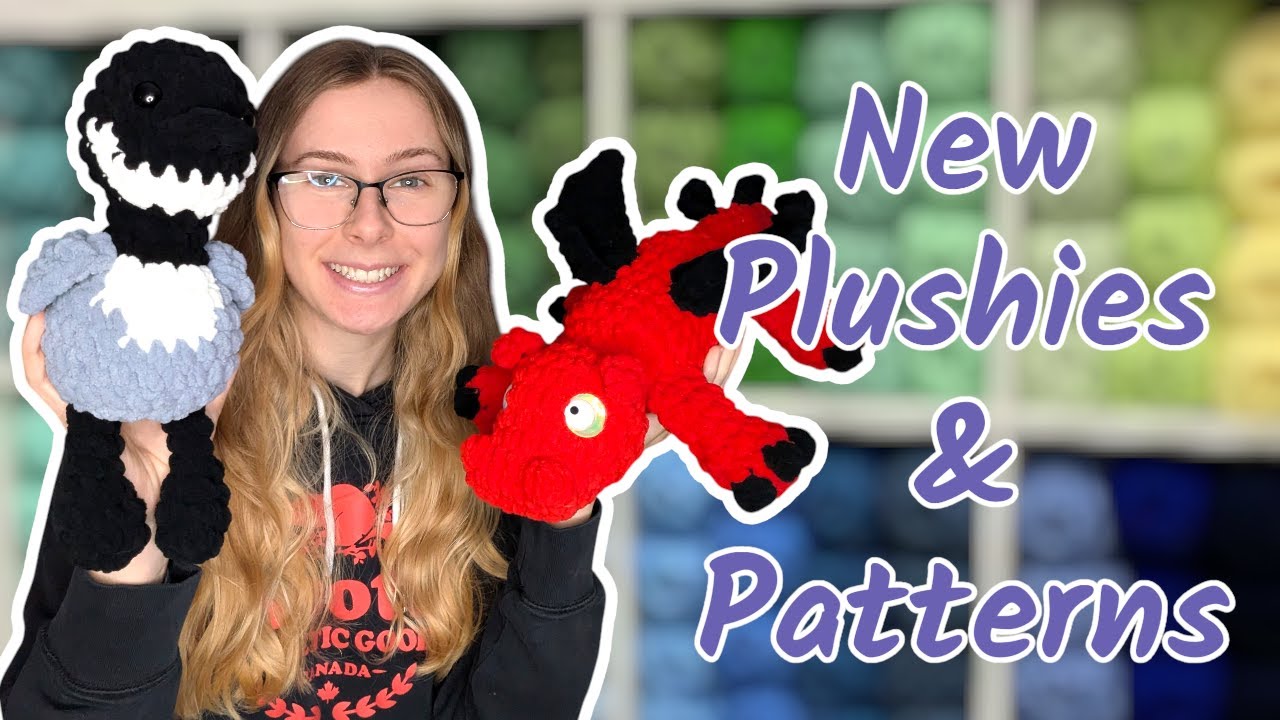 Can You Guess How Many Plushies I Crocheted in a Week? ~ New Plushies & Pattern Reveal!