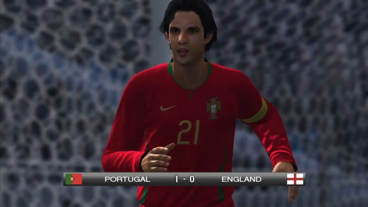 PES 2009 - Portugal VS England #pes #pes2009