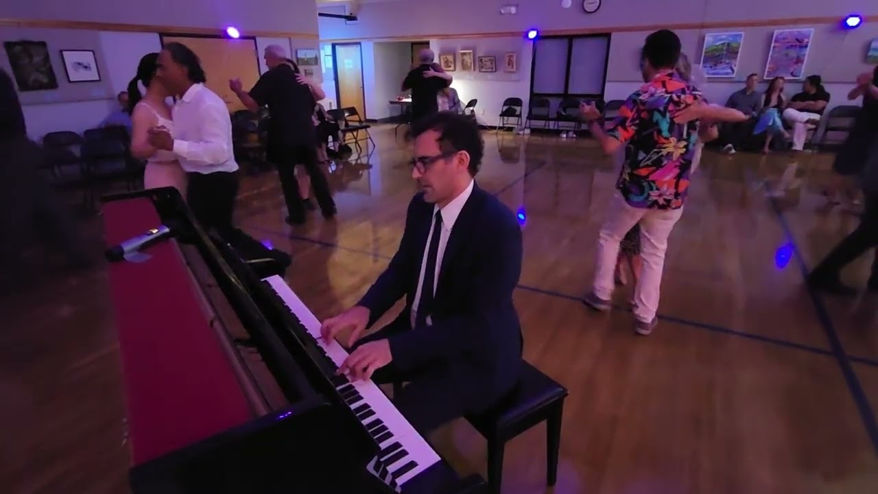 Emiliano Messiez Performing Immersed at center of VivaTango Princeton's Dance Floor July 24 2025