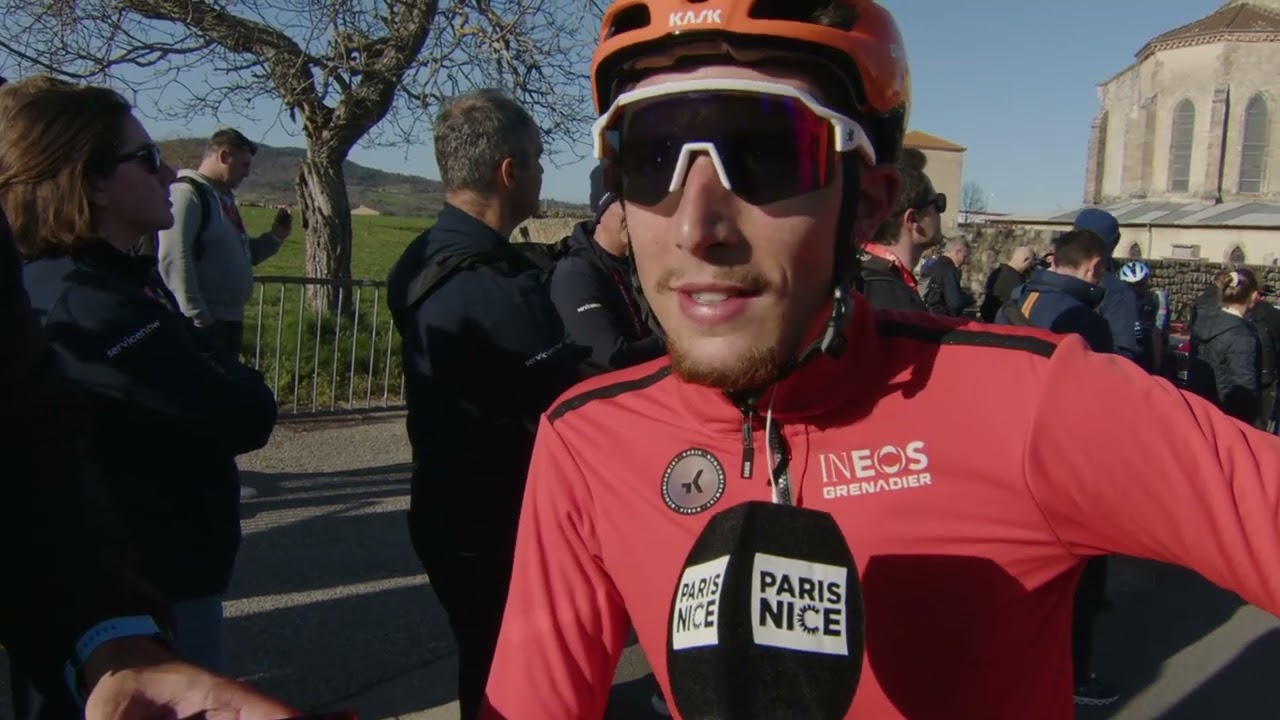 K&eacute;vin Vauquelin - Interview &agrave; l'arriv&eacute;e - Etape 5 - Paris-Nice 2026