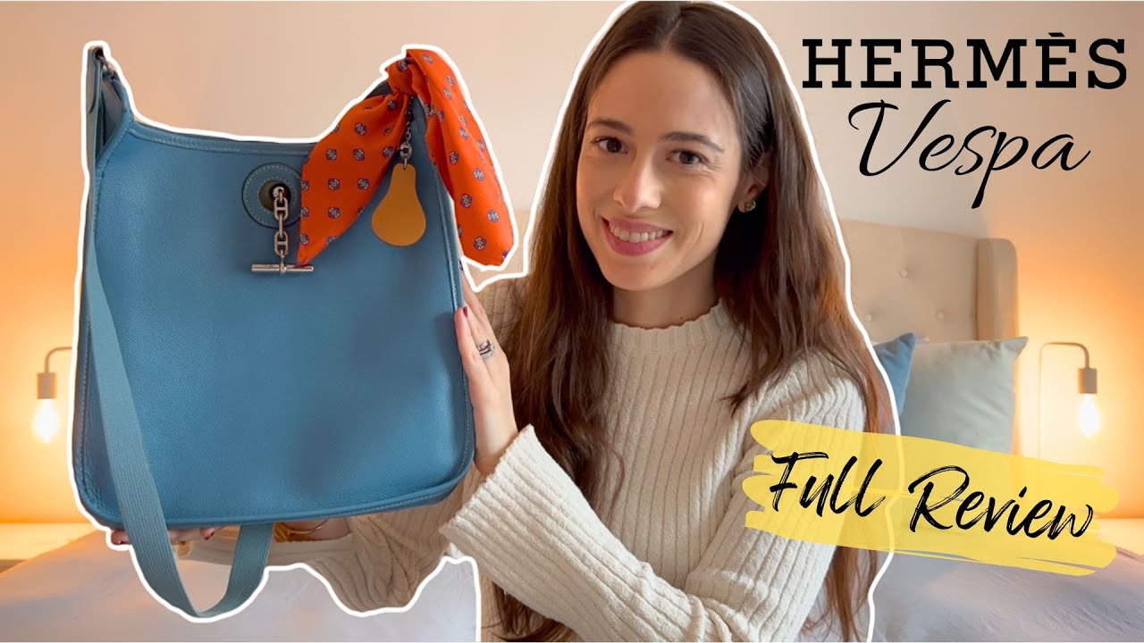 The Hermes Vespa 29 Veau Epsom Blue Jean Experience | Bag Spa and Restoration | Review