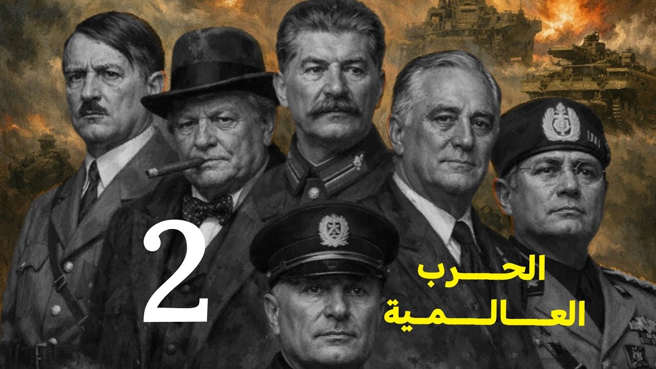 الحرب العالمية الثانية في أوروبا و شرق آسيا حلقة مجمعة 